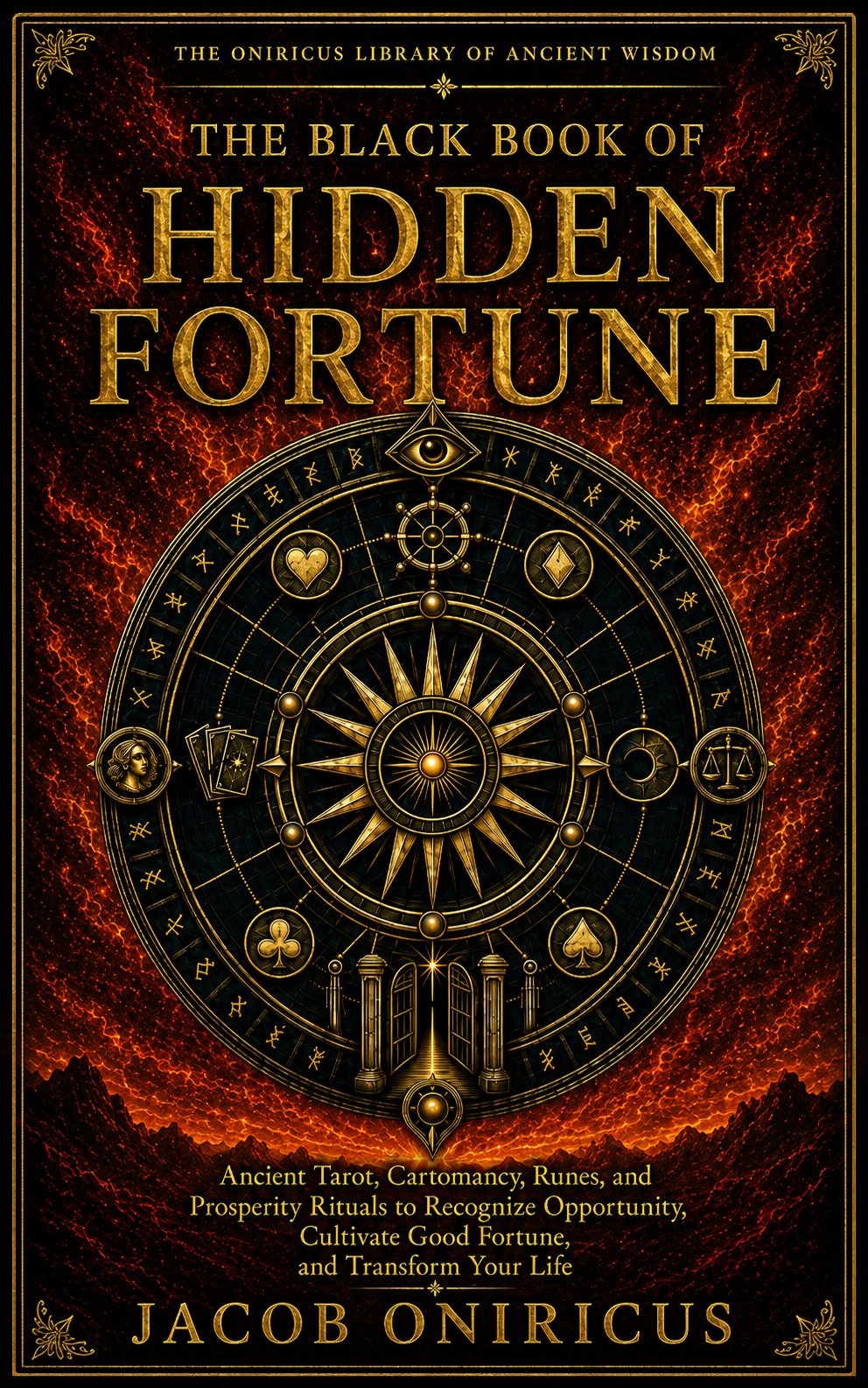 The Black Book of Hidden Fortune by Jacob Oniricus — official cover
