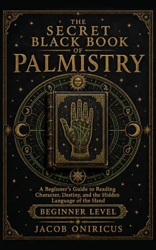 Official cover: The Secret Black Book of Palmistry by Jacob Oniricus